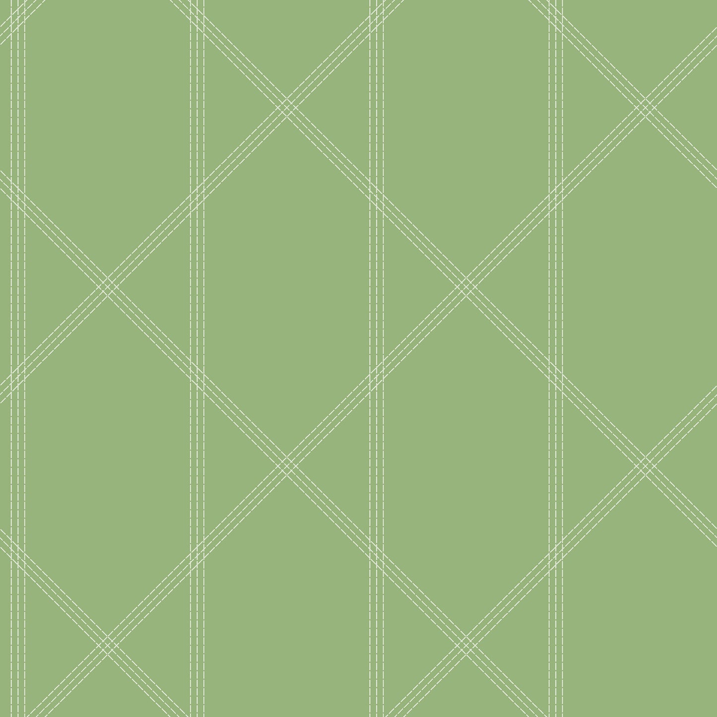 A-Street Prints Walcott Light Green Stitched Trellis Wallpaper, 20.5-in by 33-ft