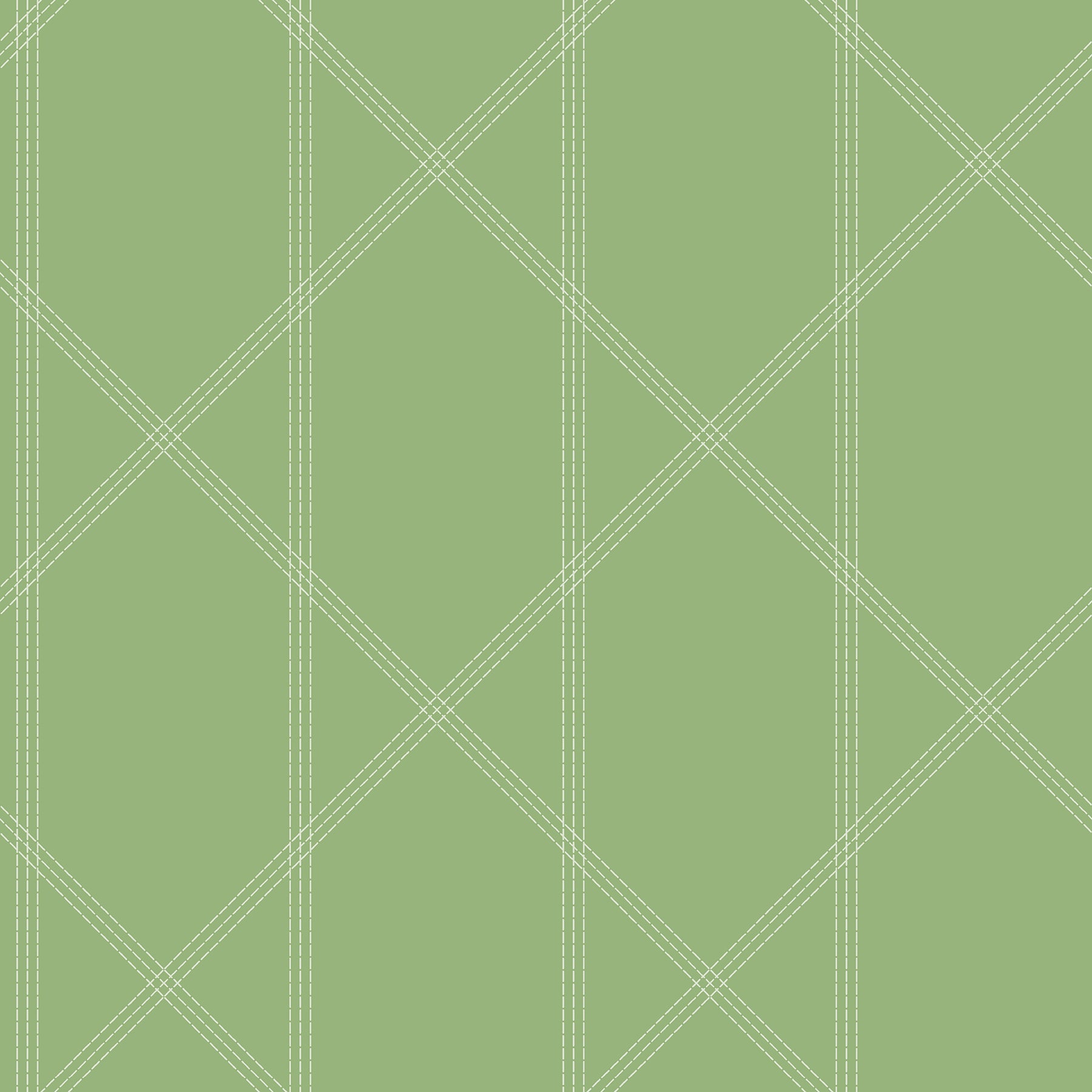 A-Street Prints Walcott Light Green Stitched Trellis Wallpaper, 20.5-in by 33-ft