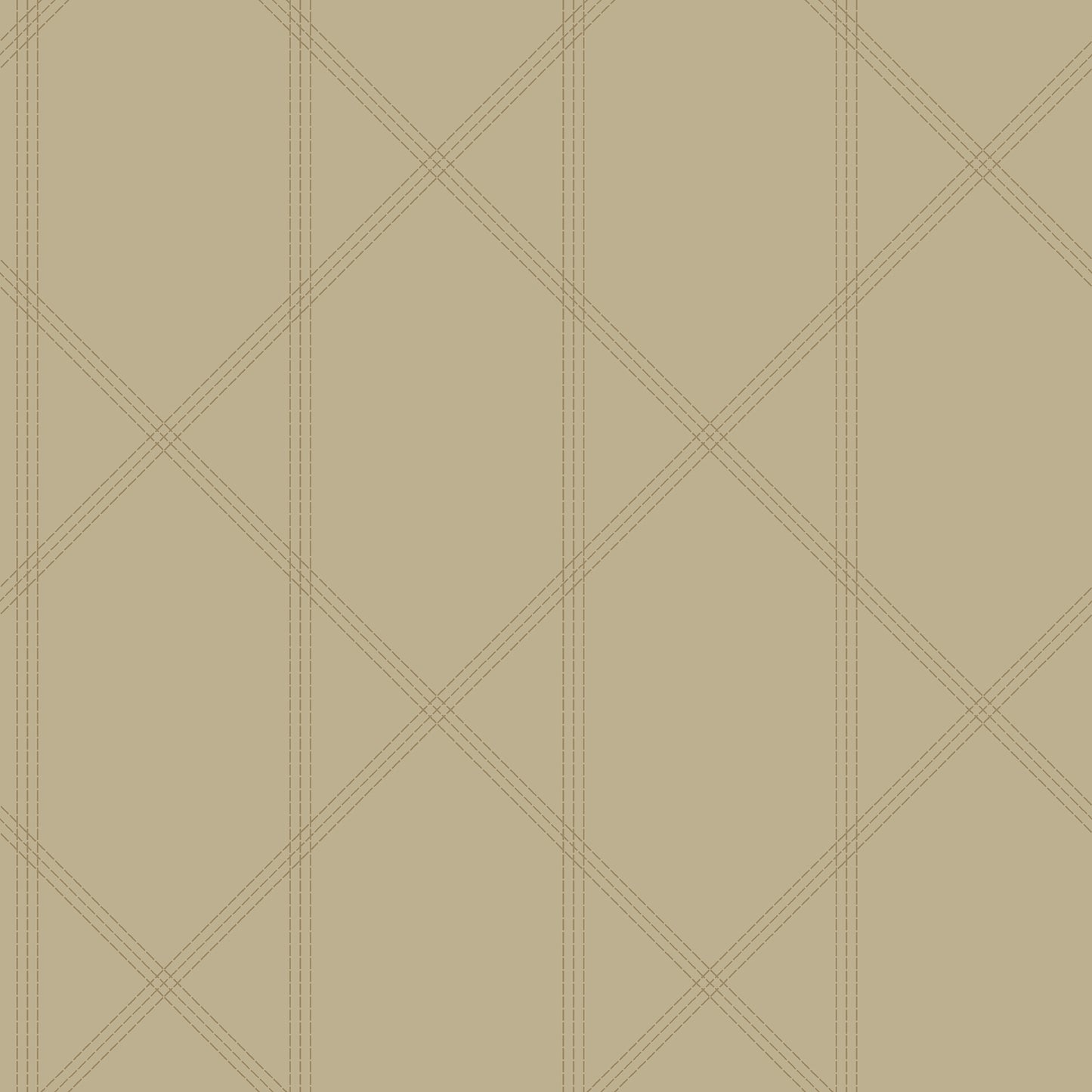 A-Street Prints Walcott Taupe Stitched Trellis Wallpaper, 20.5-in by 33-ft