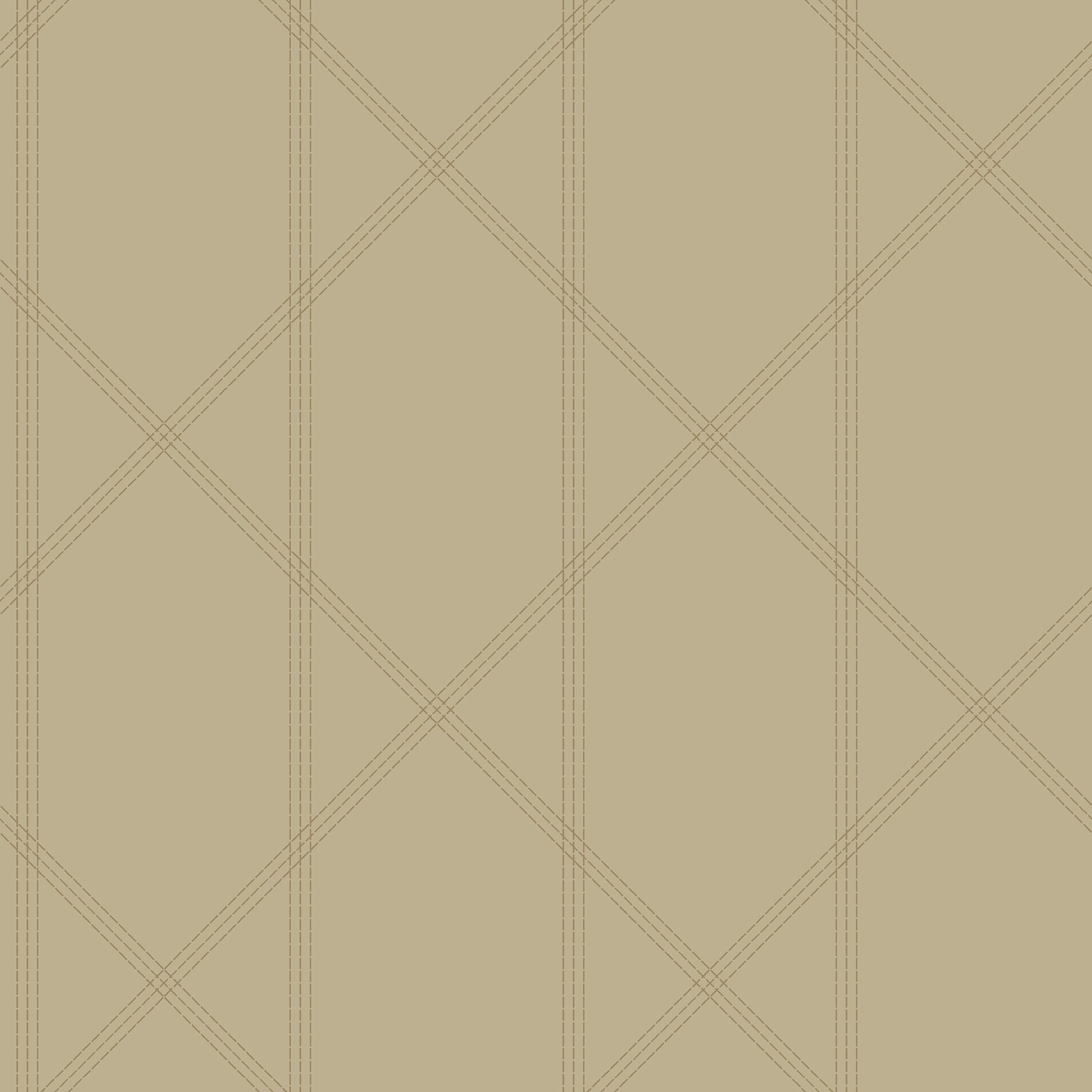 A-Street Prints Walcott Taupe Stitched Trellis Wallpaper, 20.5-in by 33-ft