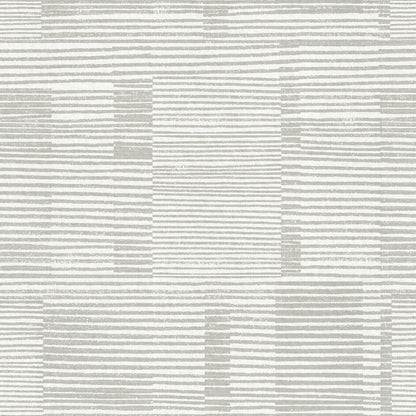 A-Street Prints Callaway Grey Woven Stripes Wallpaper, 20.5-in by 33-ft