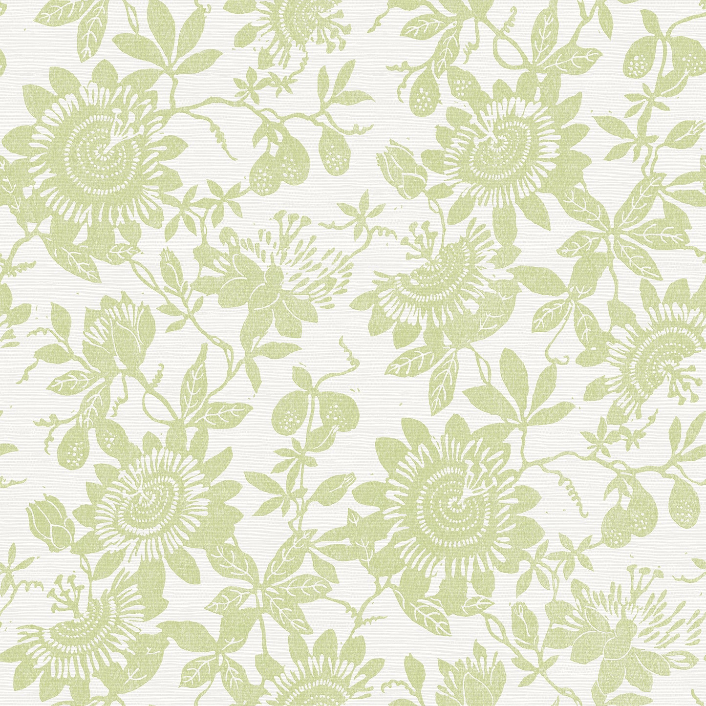 A-Street Prints Helen Light Green Floral Trail Wallpaper, 20.5-in by 33-ft