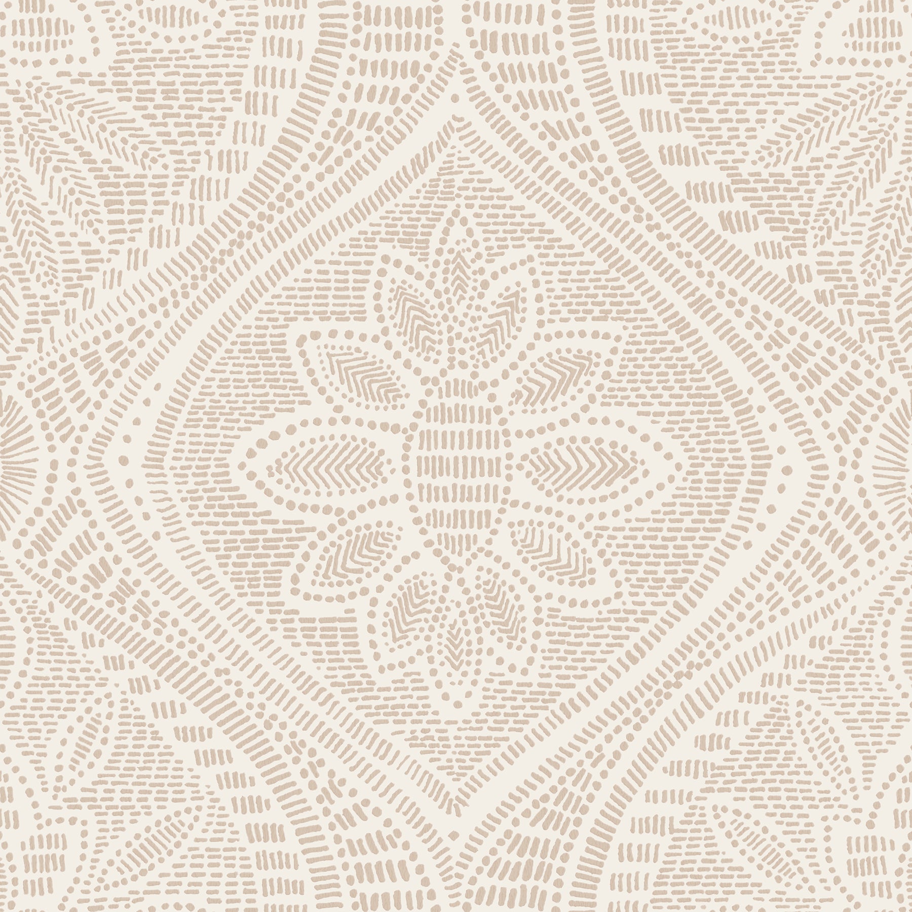 A-Street Prints Scout Blush Floral Ogee Wallpaper, 20.5-in by 33-ft