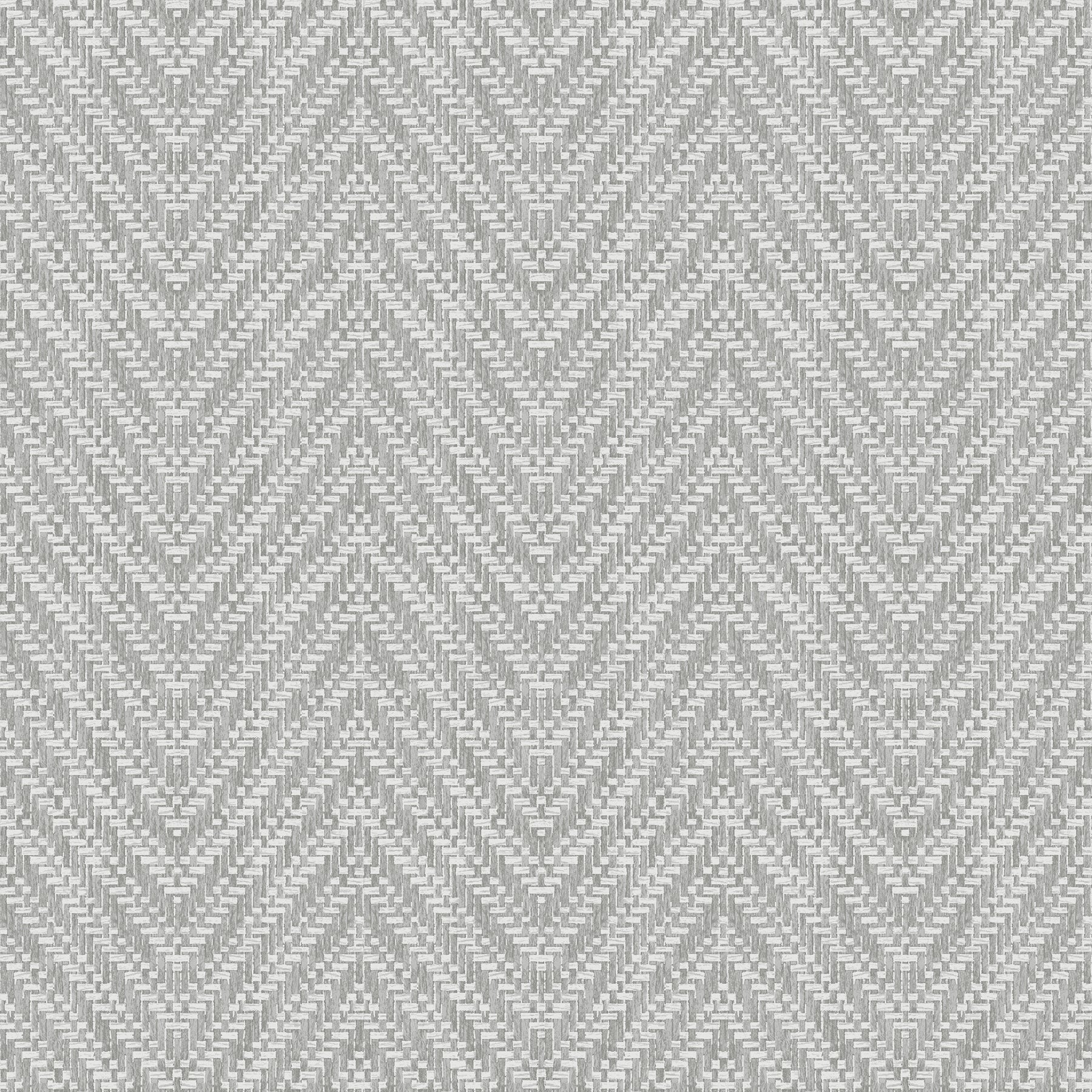 A-Street Prints Glynn Grey Chevron Wallpaper, 20.5-in by 33-ft