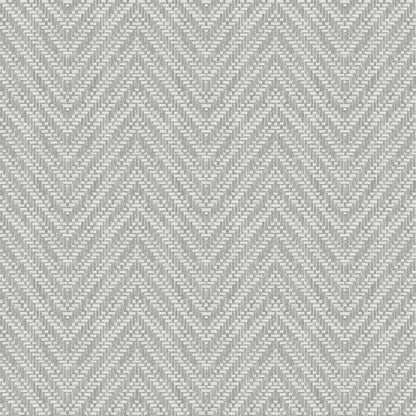 A-Street Prints Glynn Grey Chevron Wallpaper, 20.5-in by 33-ft