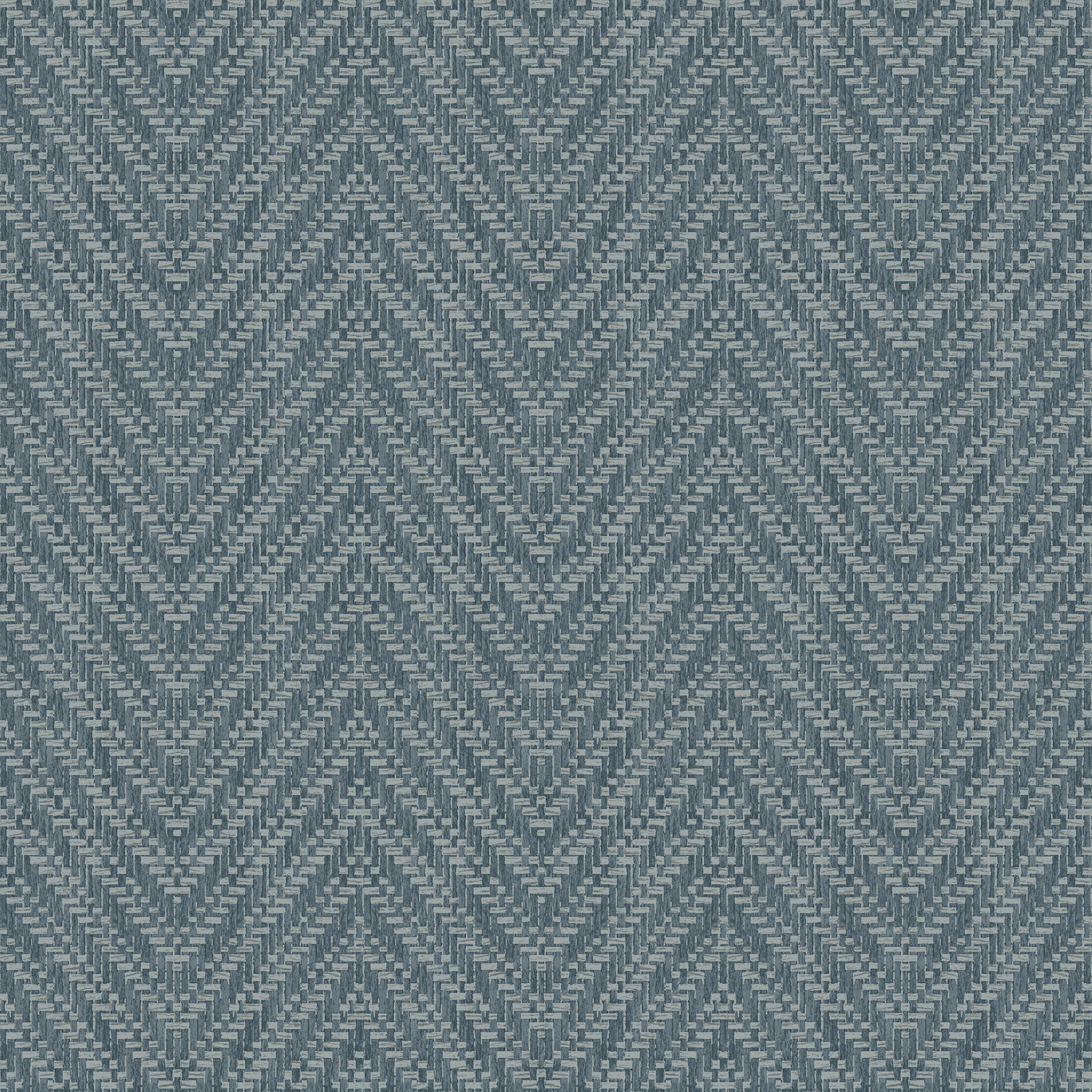 A-Street Prints Glynn Teal Chevron Wallpaper, 20.5-in by 33-ft