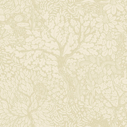 A-Street Prints Olle Neutral Forest Sanctuary Wallpaper, 20.9-in by 33-ft