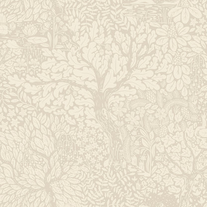 A-Street Prints Olle Taupe Forest Sanctuary Wallpaper, 20.9-in by 33-ft