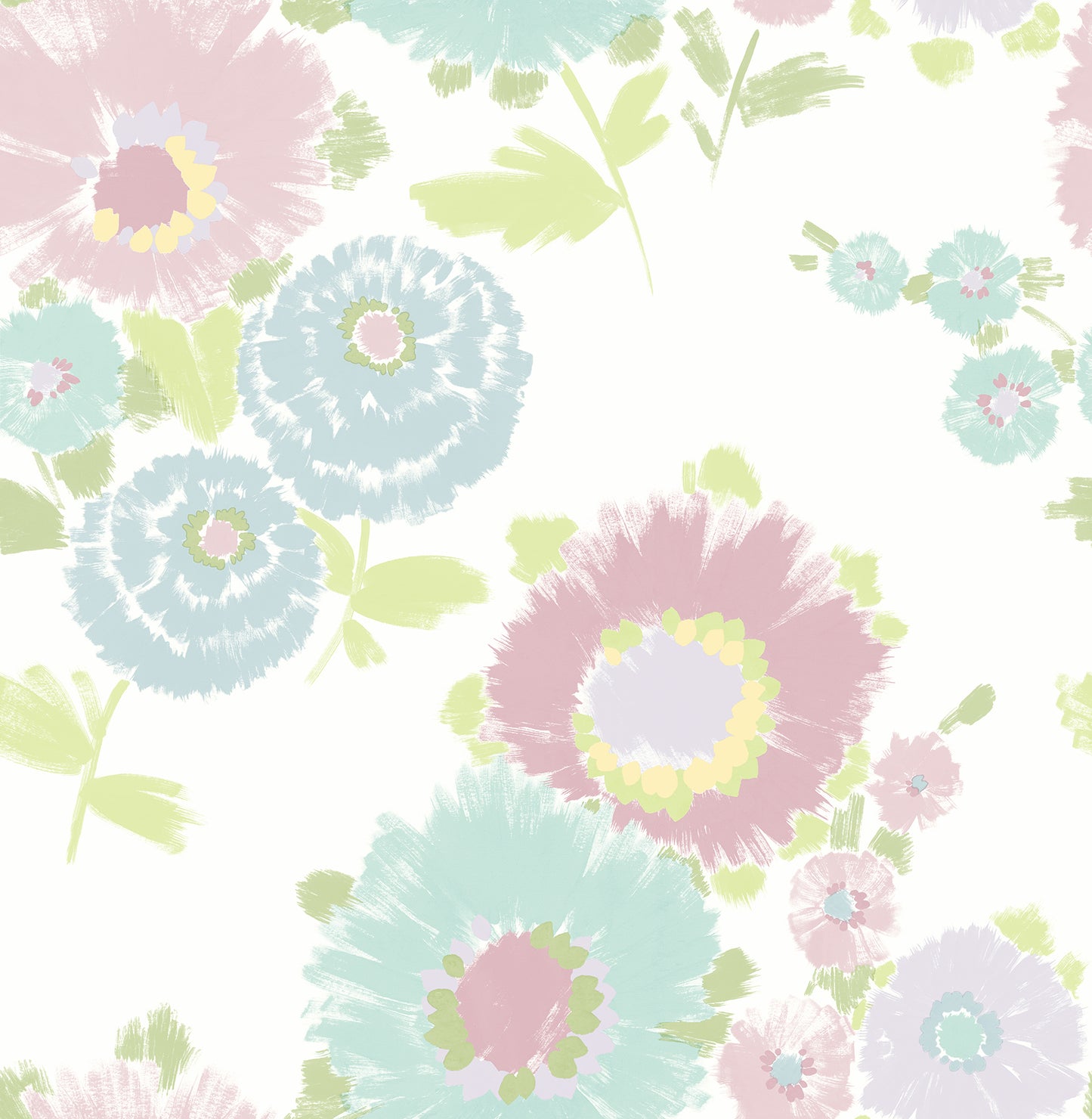 A-Street Prints Essie Pastel Painterly Floral Wallpaper, 20.5-in by 33-ft