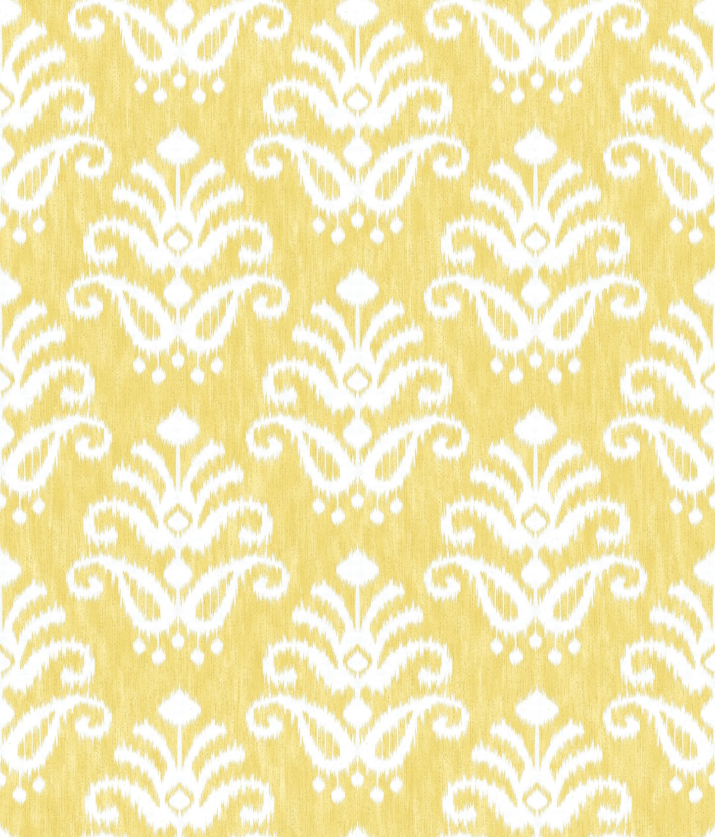 A-Street Prints Keaton Yellow Medallion Wallpaper, 20.5-in by 33-ft