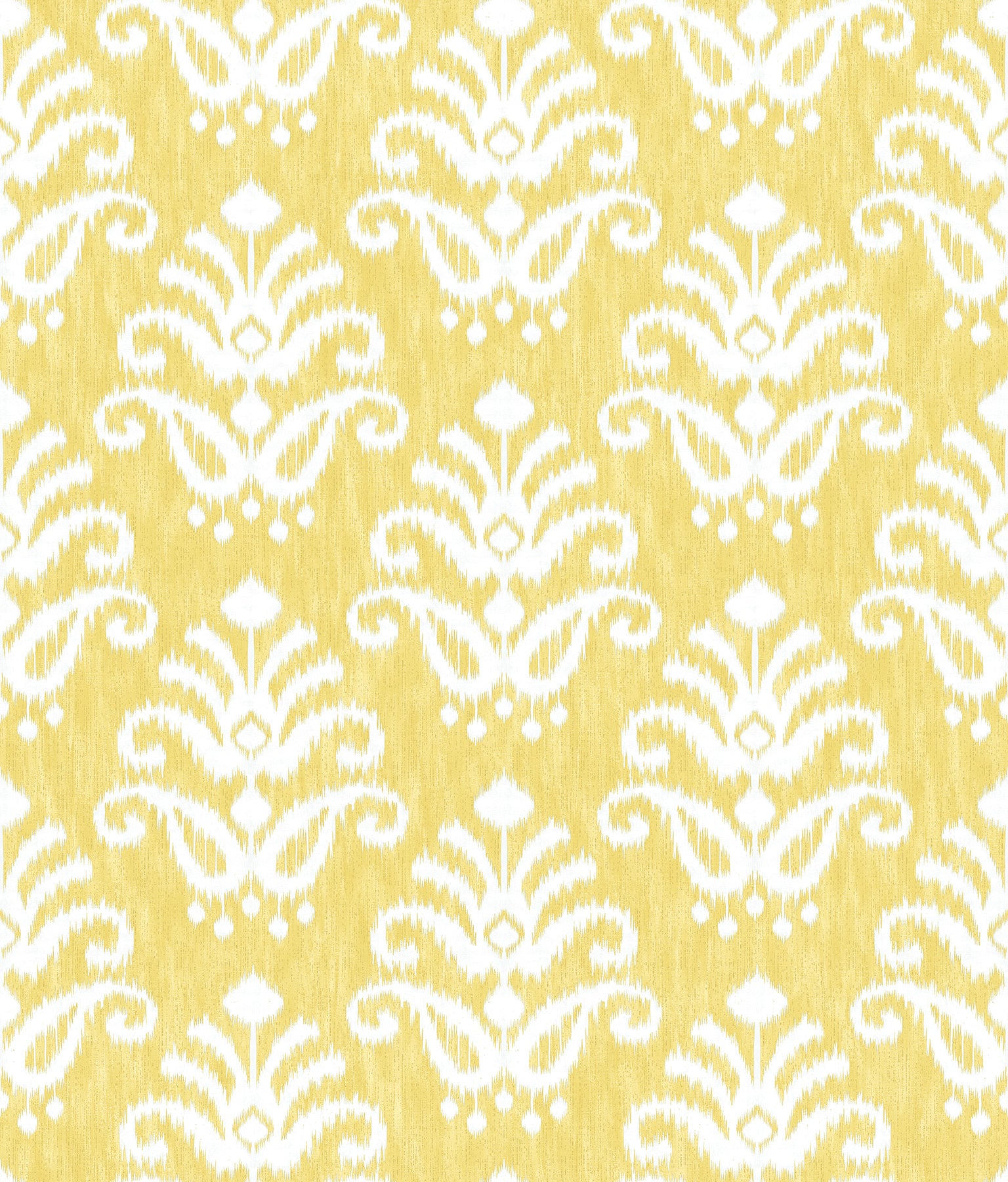 A-Street Prints Keaton Yellow Medallion Wallpaper, 20.5-in by 33-ft