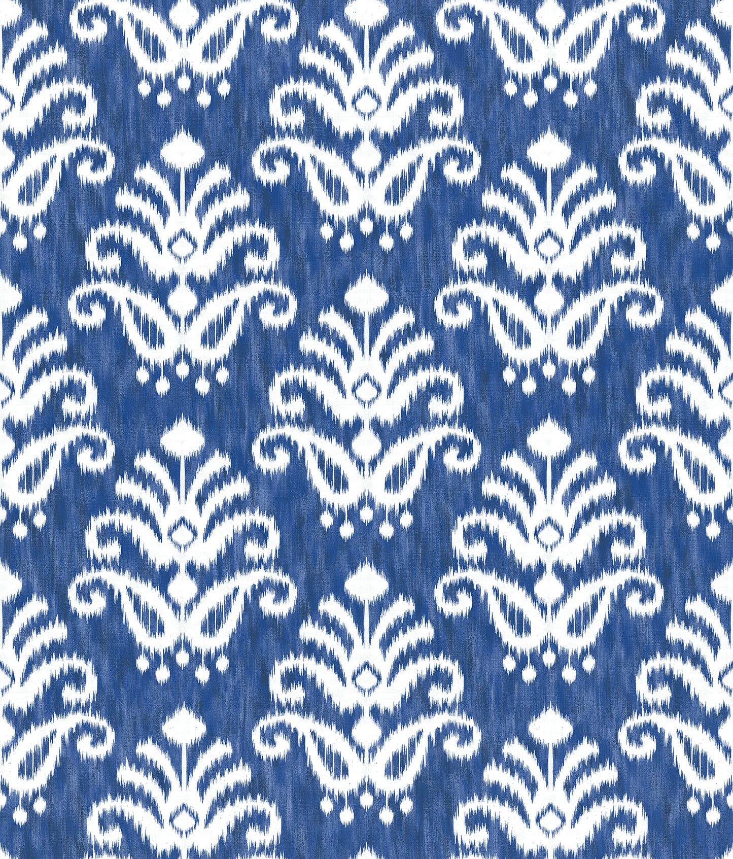 A-Street Prints Keaton Blue Medallion Wallpaper, 20.5-in by 33-ft