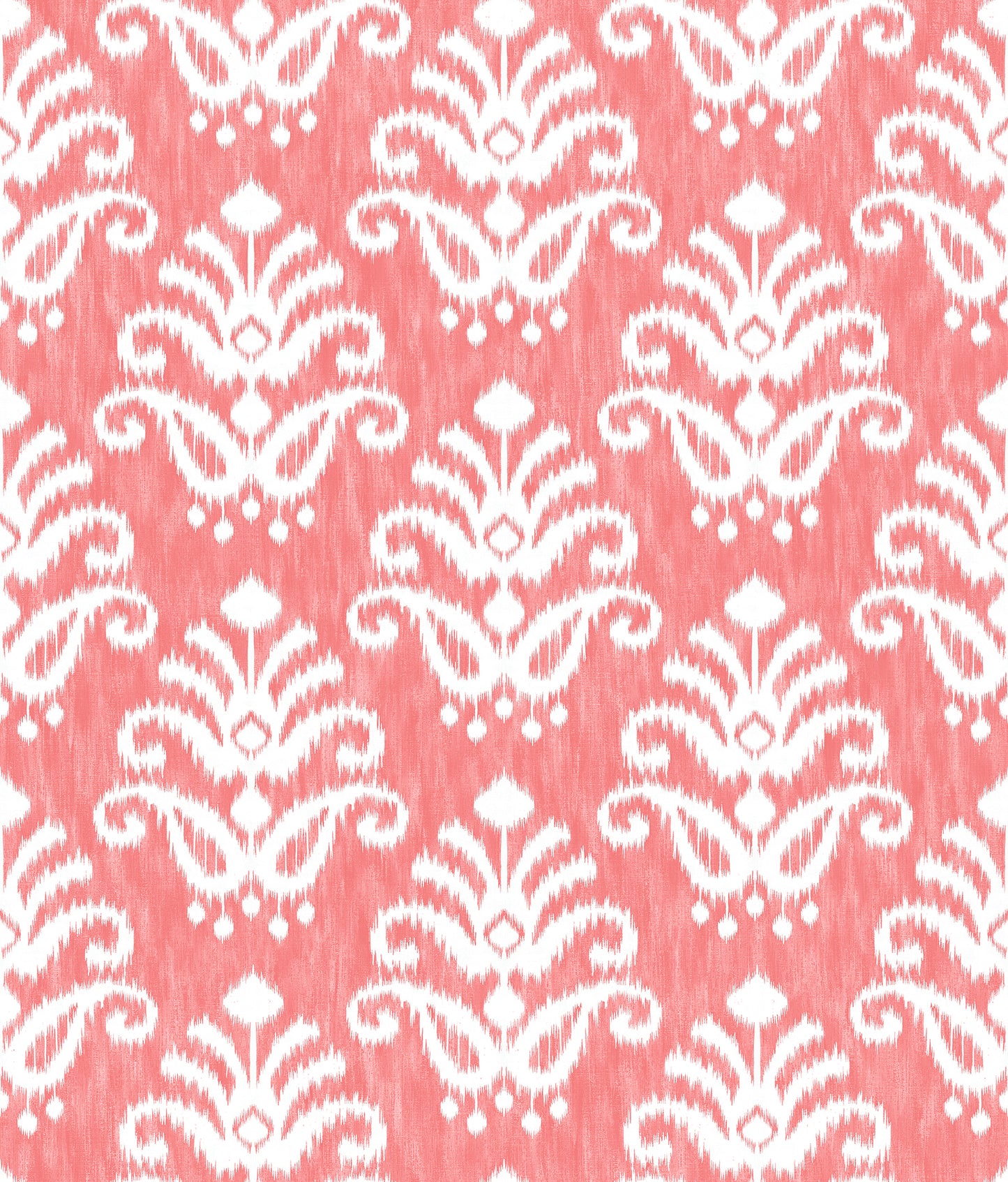 A-Street Prints Keaton Coral Medallion Wallpaper, 20.5-in by 33-ft