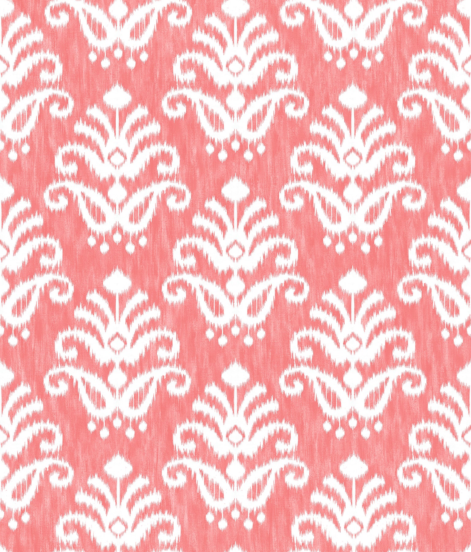 A-Street Prints Keaton Coral Medallion Wallpaper, 20.5-in by 33-ft