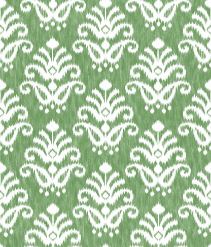 A-Street Prints Keaton Green Medallion Wallpaper, 20.5-in by 33-ft