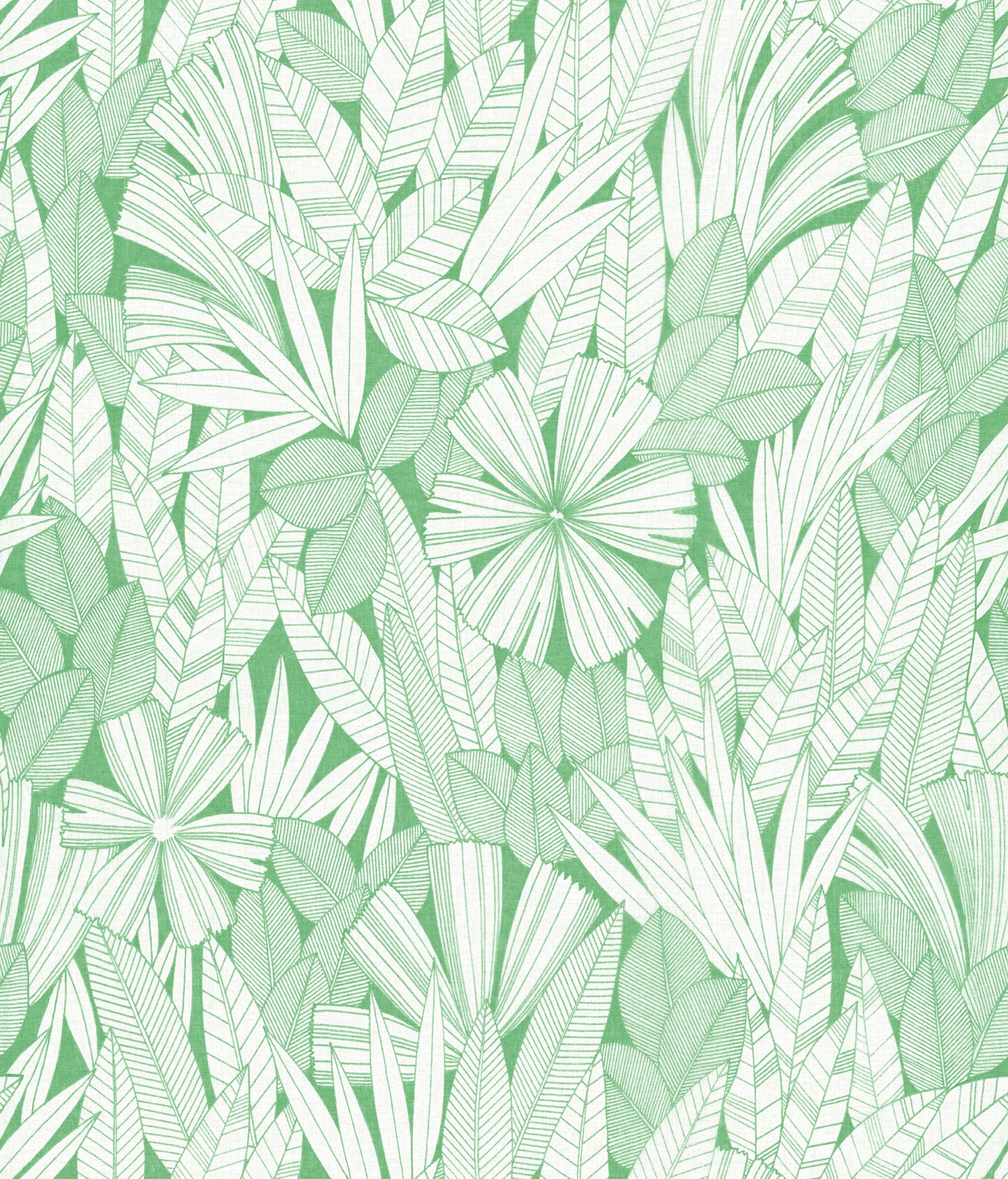 A-Street Prints Bannon Green Leaves Wallpaper, 20.5-in by 33-ft