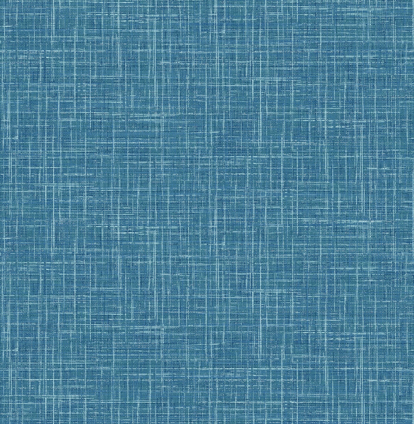 A-Street Prints Emerson Teal Faux Linen Wallpaper, 20.5-in by 33-ft