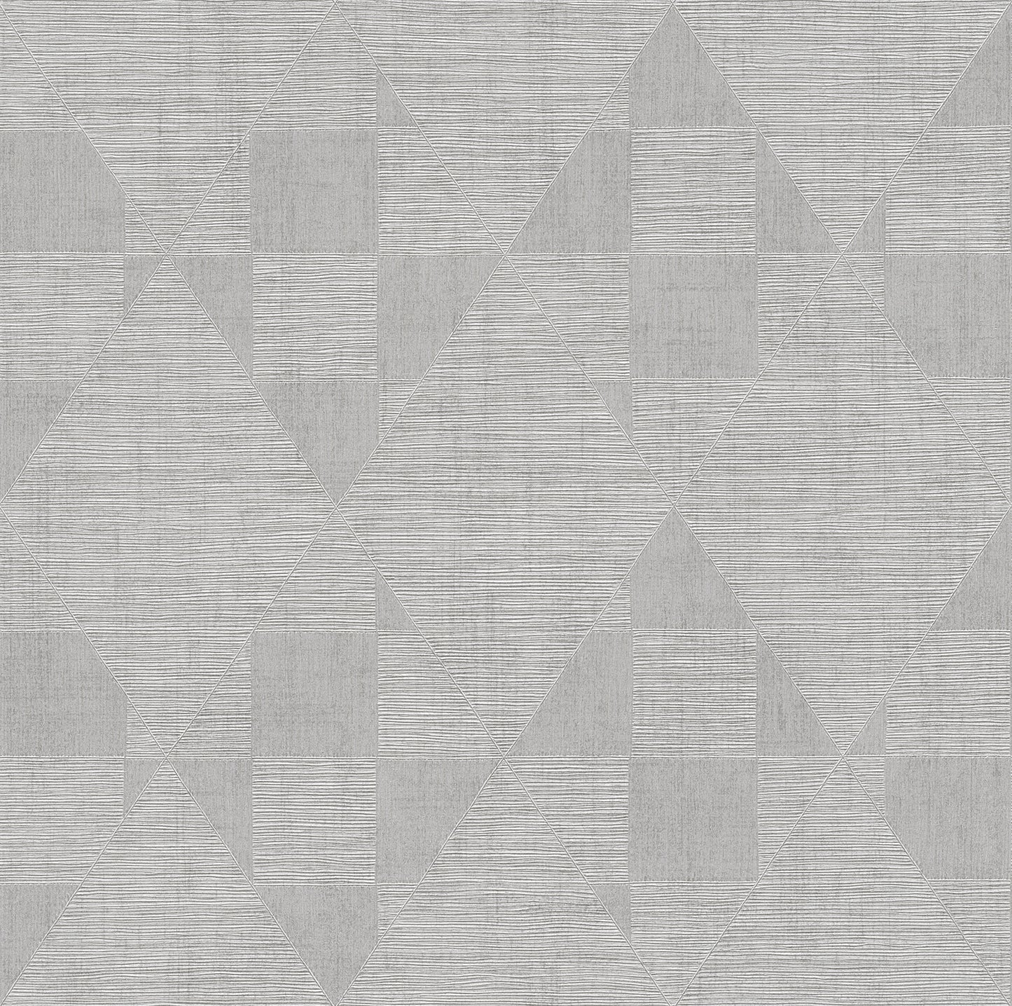 Advantage Wegener Sterling Geometric Wallpaper, 20.9-in by 33-ft