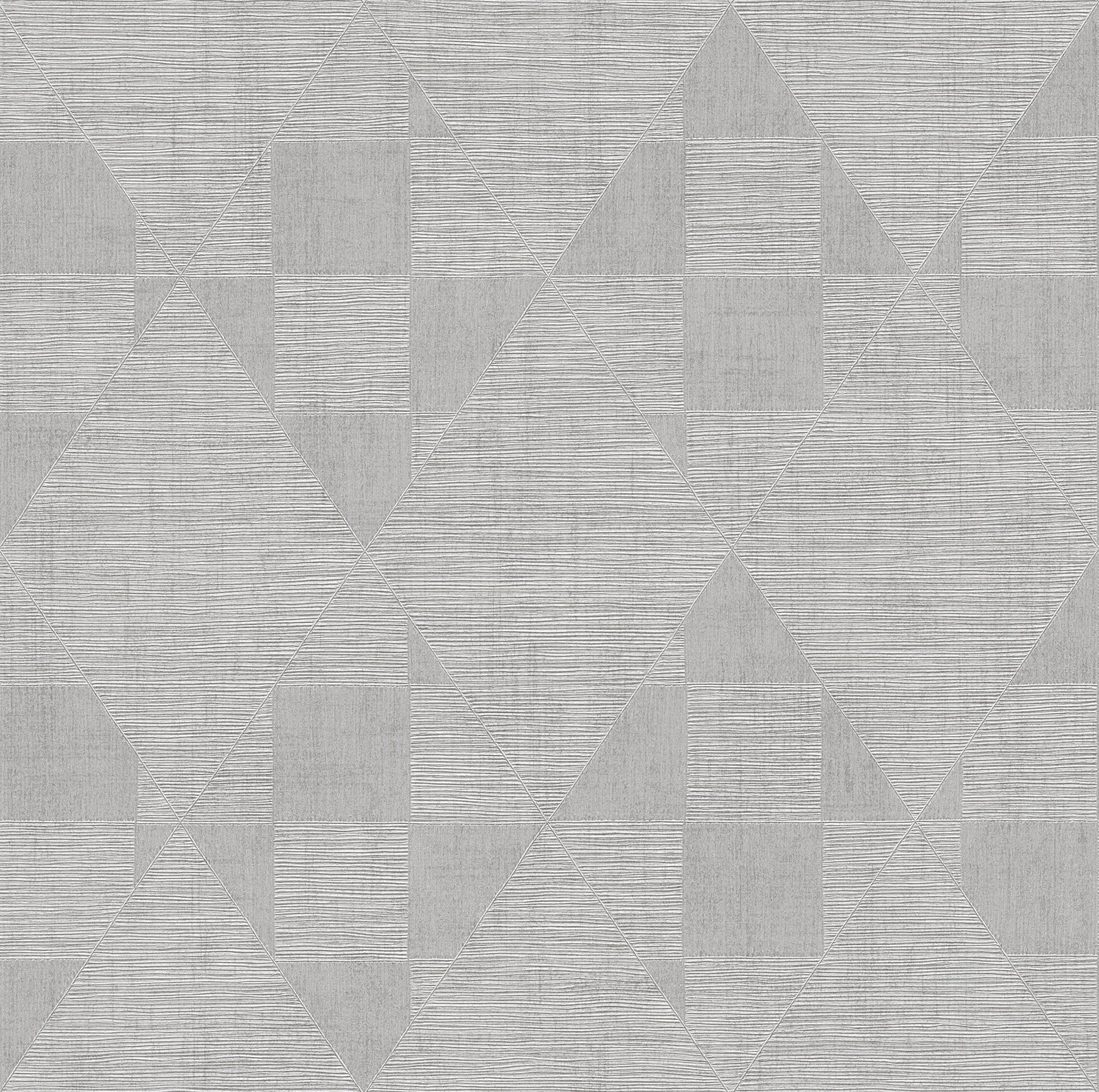 Advantage Wegener Sterling Geometric Wallpaper, 20.9-in by 33-ft