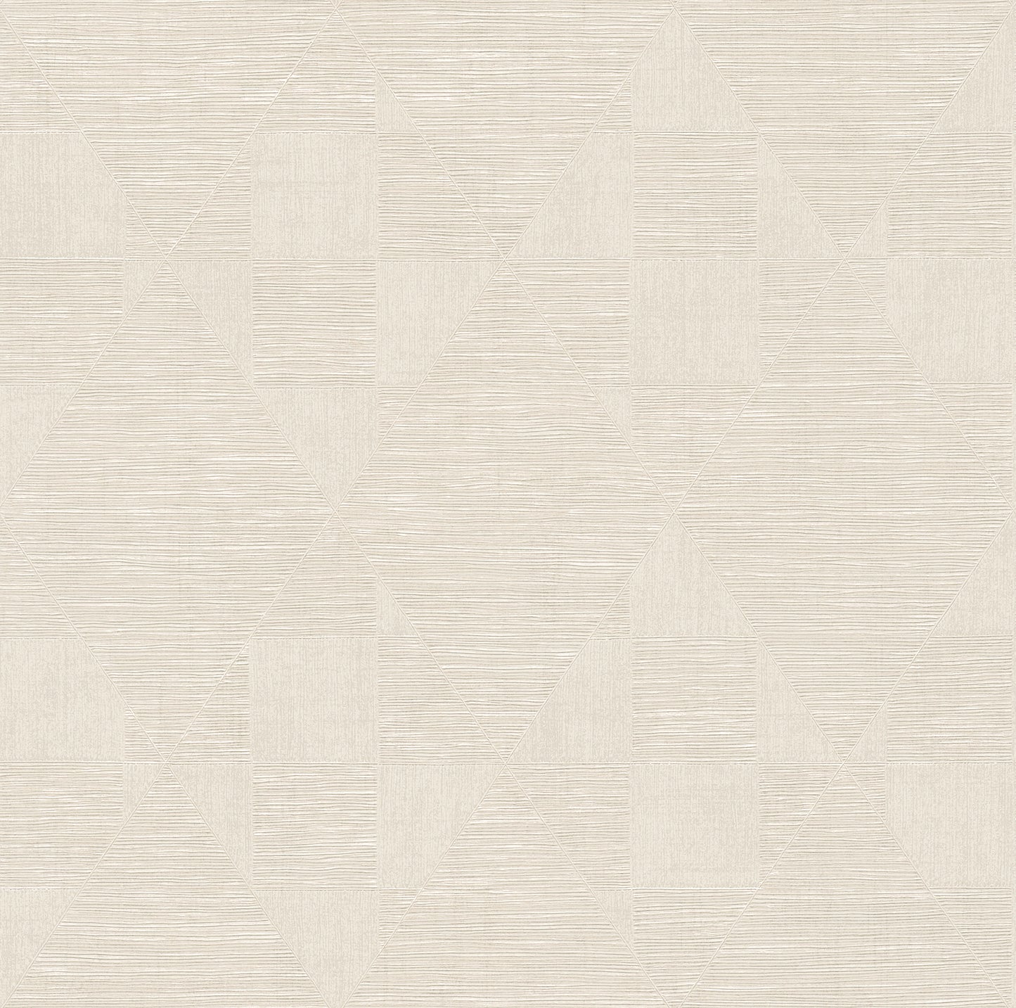 Advantage Wegener Ivory Geometric Wallpaper, 20.9-in by 33-ft