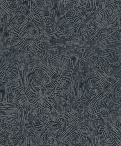 Advantage Agassiz Dark Grey Burst Wallpaper, 20.9-in by 33-ft