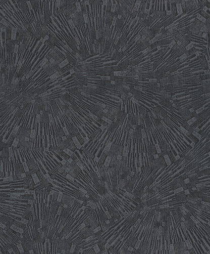 Advantage Agassiz Black Burst Wallpaper, 20.9-in by 33-ft