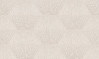 Advantage Lehnmann Cream Geo Wallpaper, 20.9-in by 33-ft