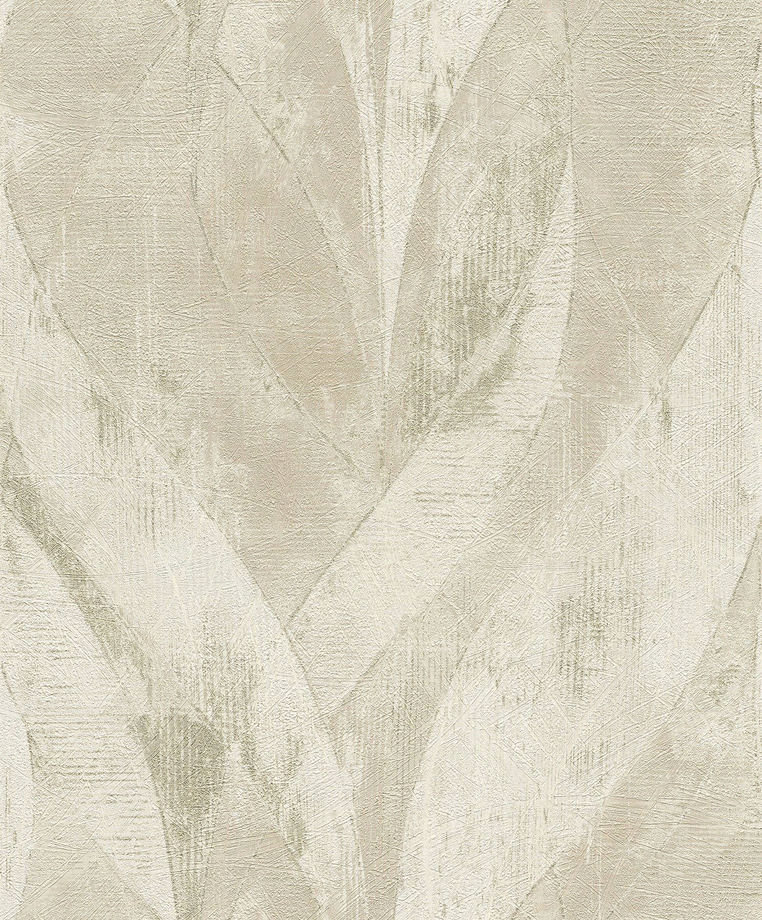 Advantage Blake Light Grey Leaf Wallpaper, 20.9-in by 33-ft