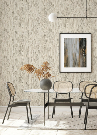 Advantage Colm Beige Birch Wallpaper, 20.9-in by 33-ft