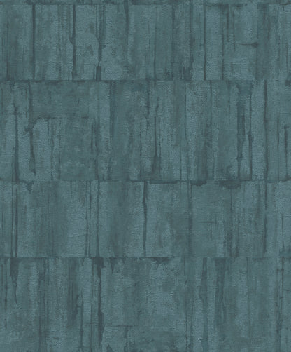 Advantage Buck Teal Horizontal Wallpaper, 20.9-in by 33-ft