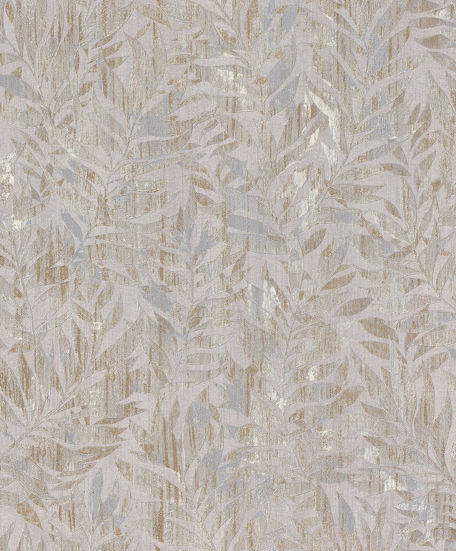 Advantage Beck Metallic Leaf Wallpaper, 20.9-in by 33-ft