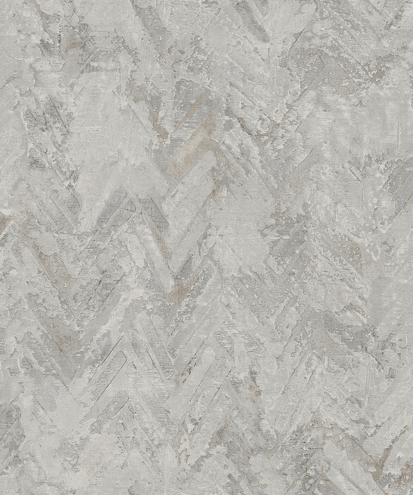 A-Street Prints Amesemi Grey Distressed Herringbone Wallpaper, 21-in by 33-ft