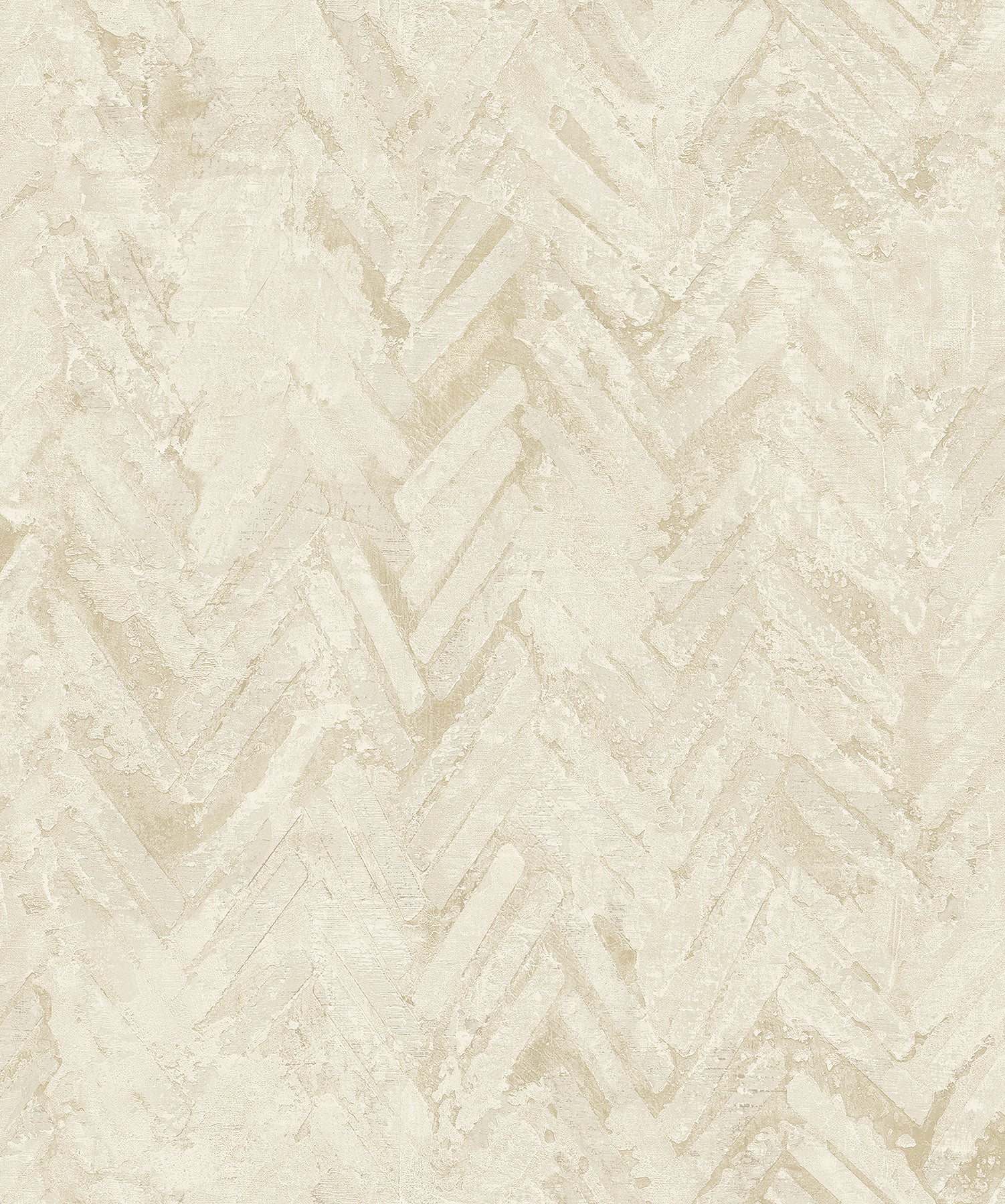 A-Street Prints Amesemi Cream Distressed Herringbone Wallpaper, 21-in by 33-ft