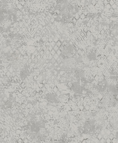 A-Street Prints Zilarra Light Grey Abstract Snakeskin Wallpaper, 21-in by 33-ft