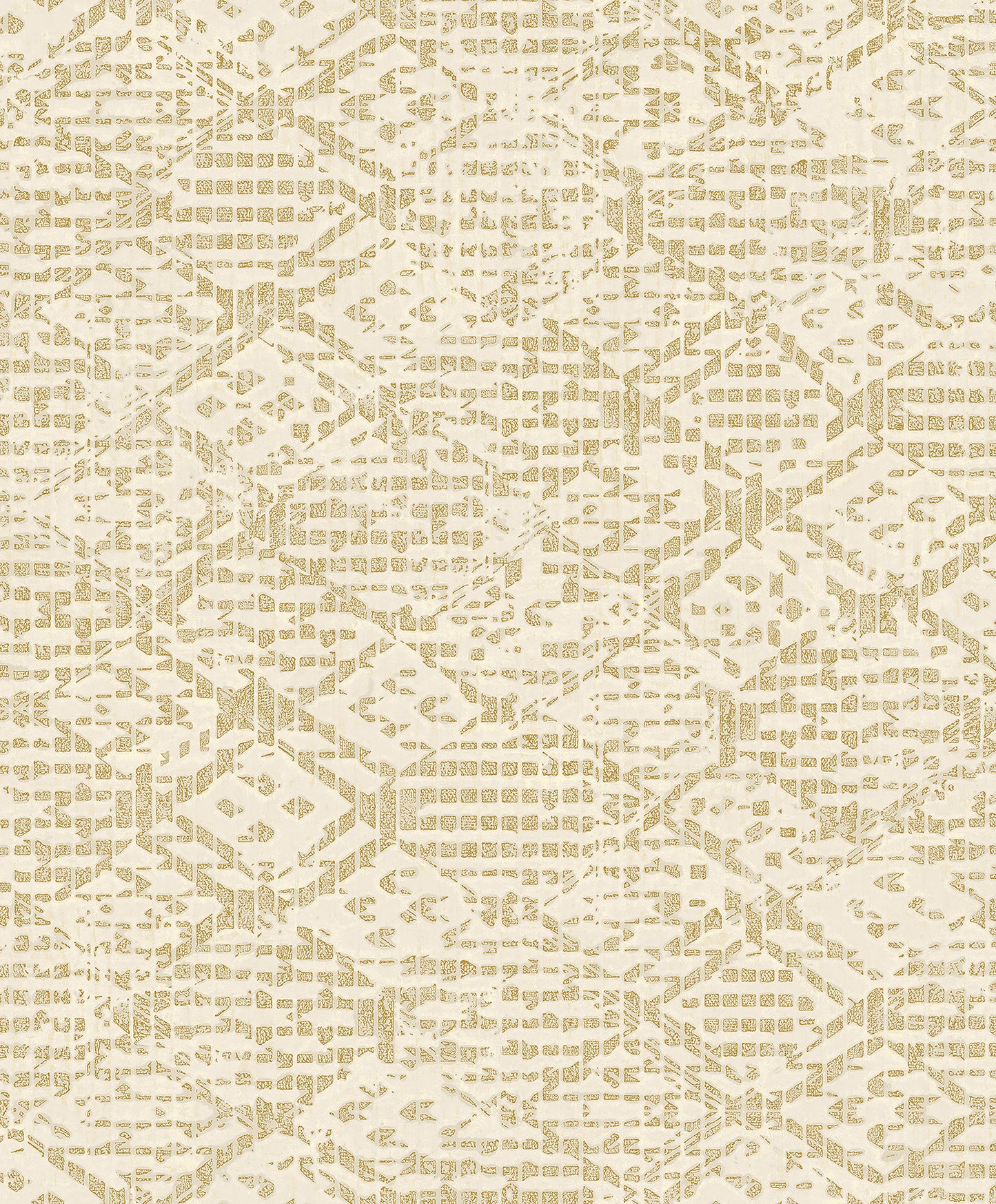 A-Street Prints Helene Gold Glitter Geometric Wallpaper, 21-in by 33-ft