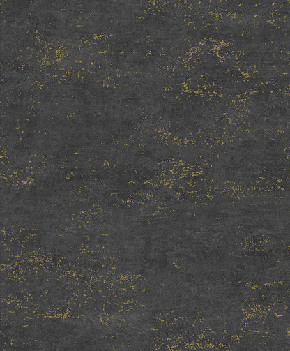 A-Street Prints Elatha Charcoal Gilded Texture Wallpaper, 21-in by 33-ft