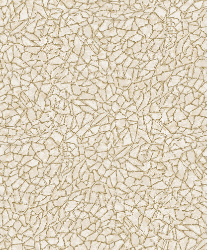 A-Street Prints Soma Gold Metallic Crackling Wallpaper, 21-in by 33-ft