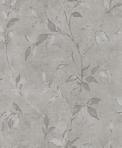 A-Street Prints Kupari Silver Trail Wallpaper, 21-in by 33-ft