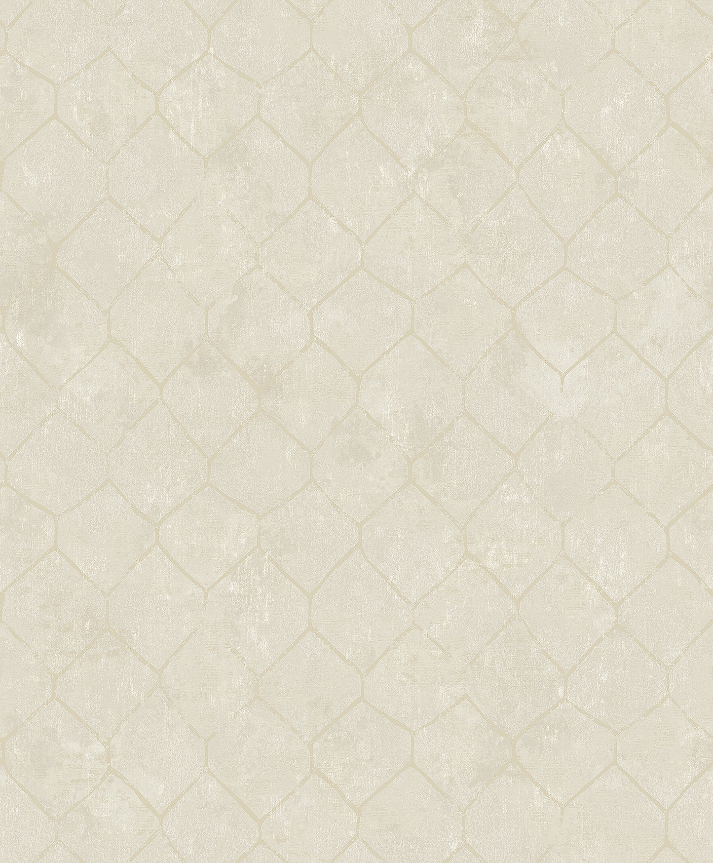 A-Street Prints Rauta Pearl Hexagon Tile Wallpaper, 21-in by 33-ft