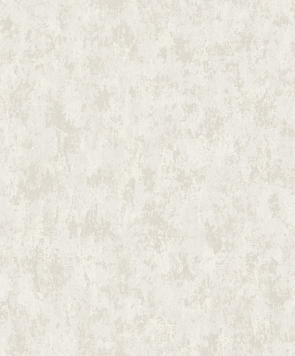 A-Street Prints Haliya White Metallic Plaster Wallpaper, 21-in by 33-ft