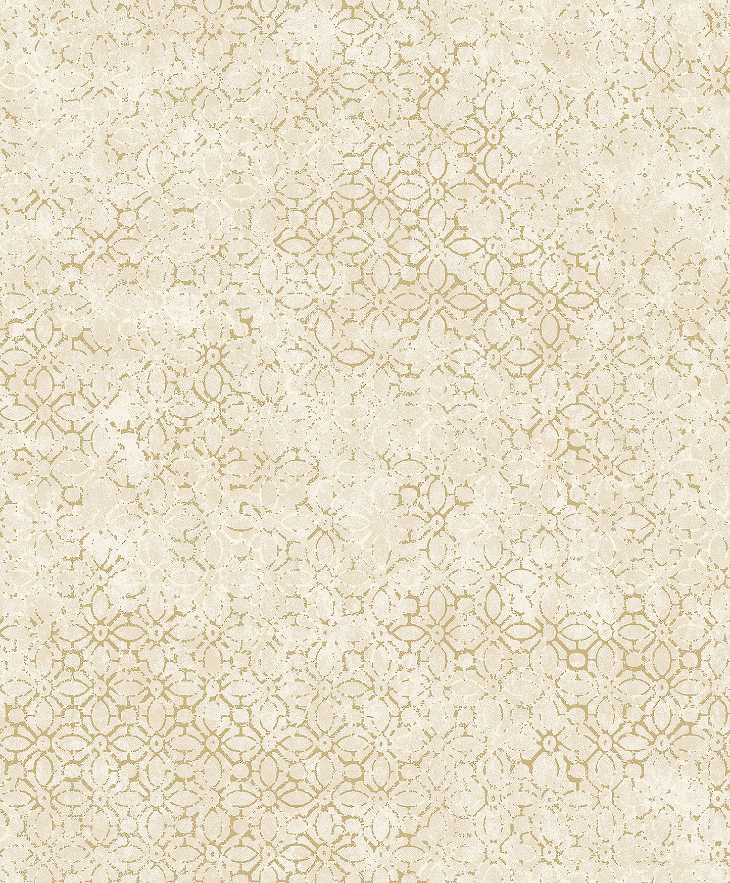 A-Street Prints Khauta Champagne Floral Geometric Wallpaper, 21-in by 33-ft