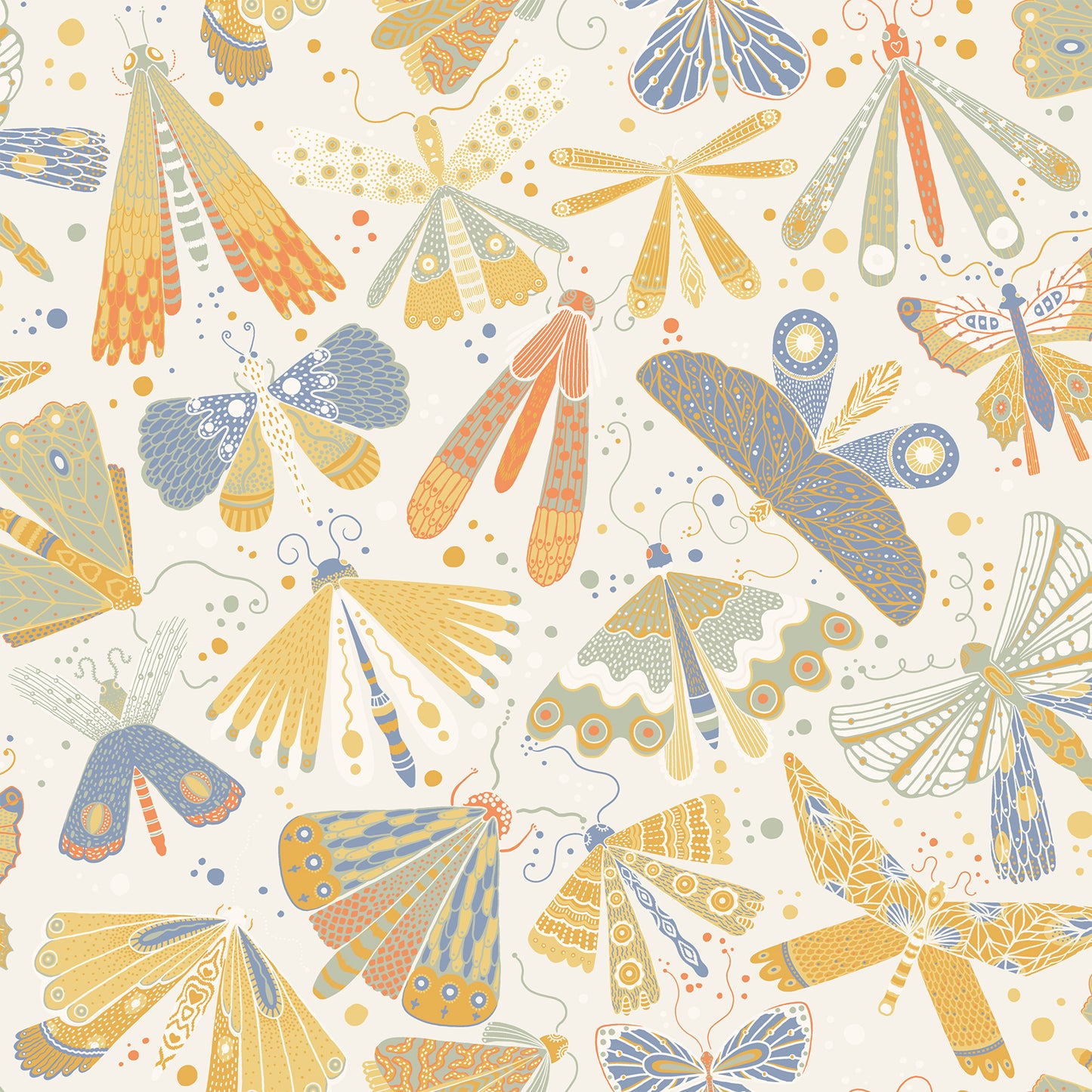 A-Street Prints Flyga Gold Bonanza Wallpaper, 20.9-in by 33-ft