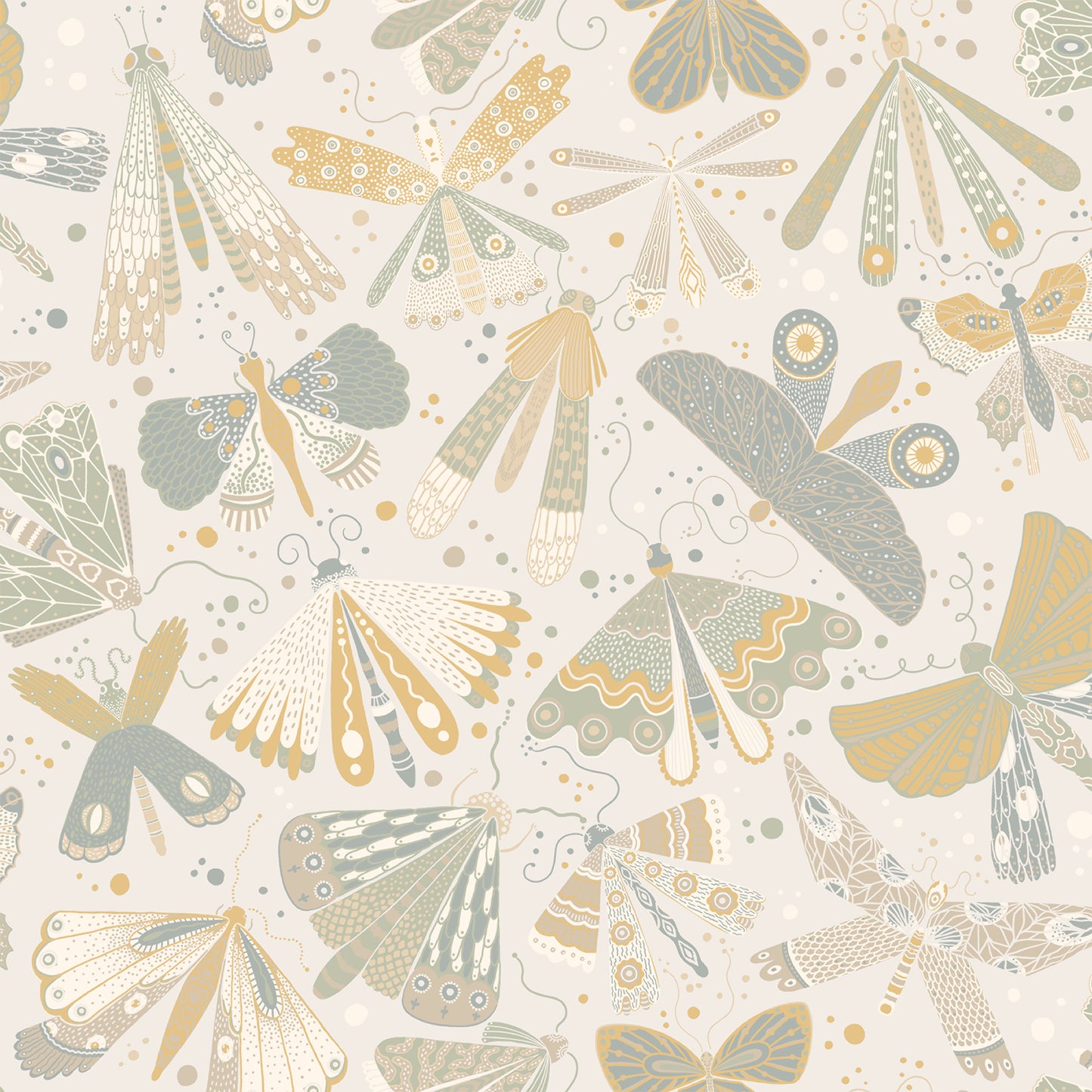 A-Street Prints Flyga Light Blue Bonanza Wallpaper, 20.9-in by 33-ft