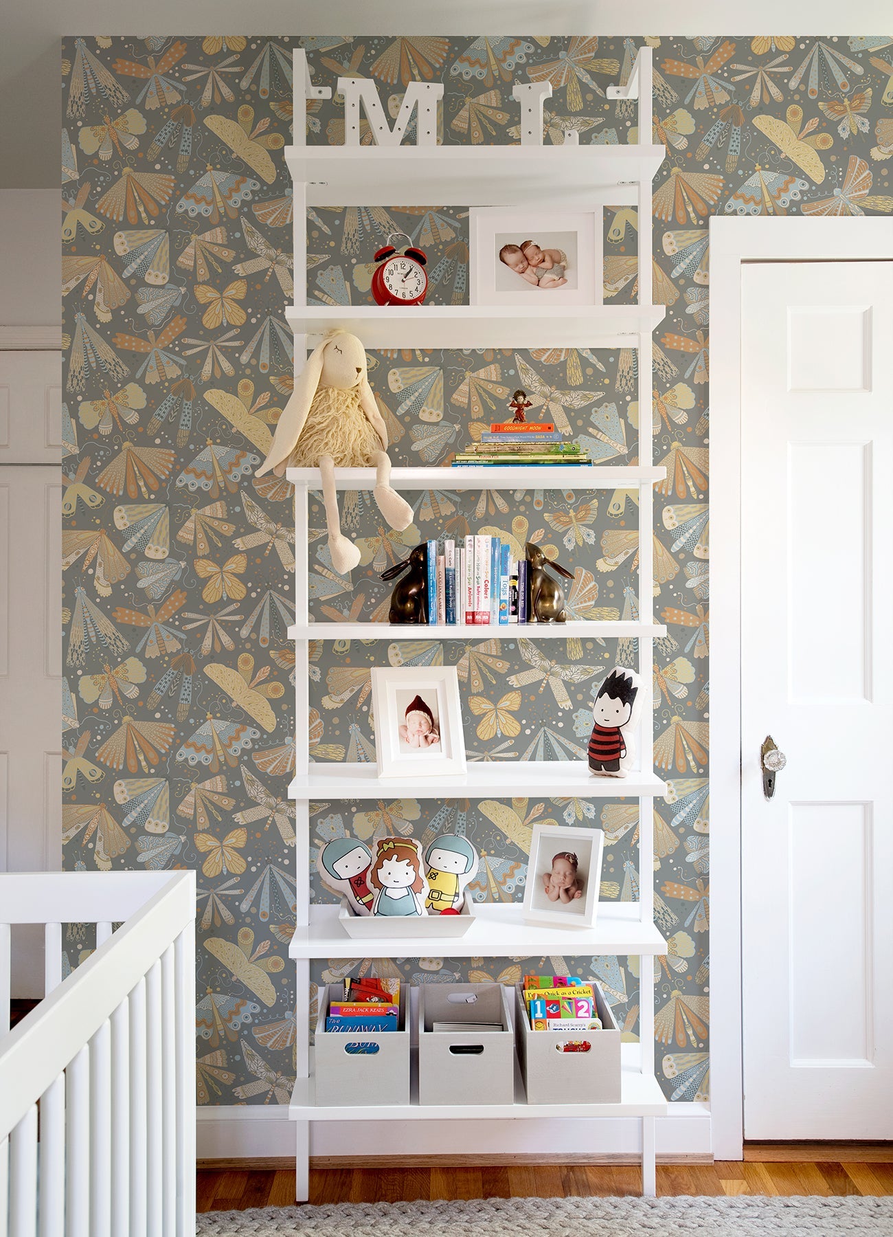 A-Street Prints Flyga Apricot Bonanza Wallpaper, 20.9-in by 33-ft