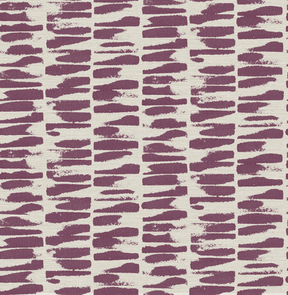 A-Street Prints Myrtle Purple Abstract Stripe Wallpaper, 20.5-in by 33-ft