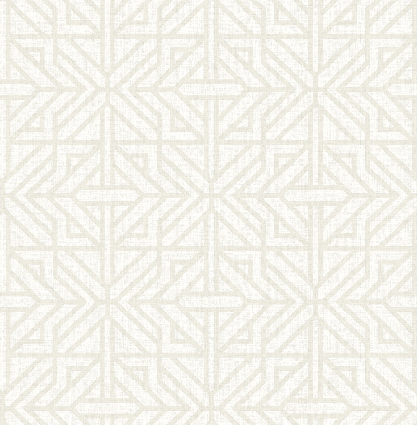 A-Street Prints Hesper Ivory Geometric Wallpaper, 20.5-in by 33-ft