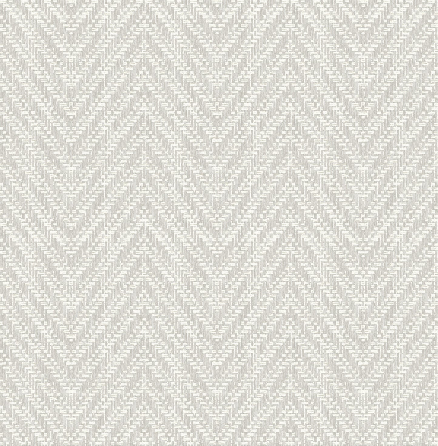 A-Street Prints Glynn Light Grey Chevron Wallpaper, 20.5-in by 33-ft