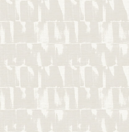 A-Street Prints Bancroft Dove Artistic Stripe Wallpaper, 20.5-in by 33-ft