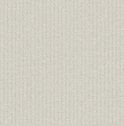 A-Street Prints Lawndale Taupe Textured Pinstripe Wallpaper, 20.5-in by 33-ft