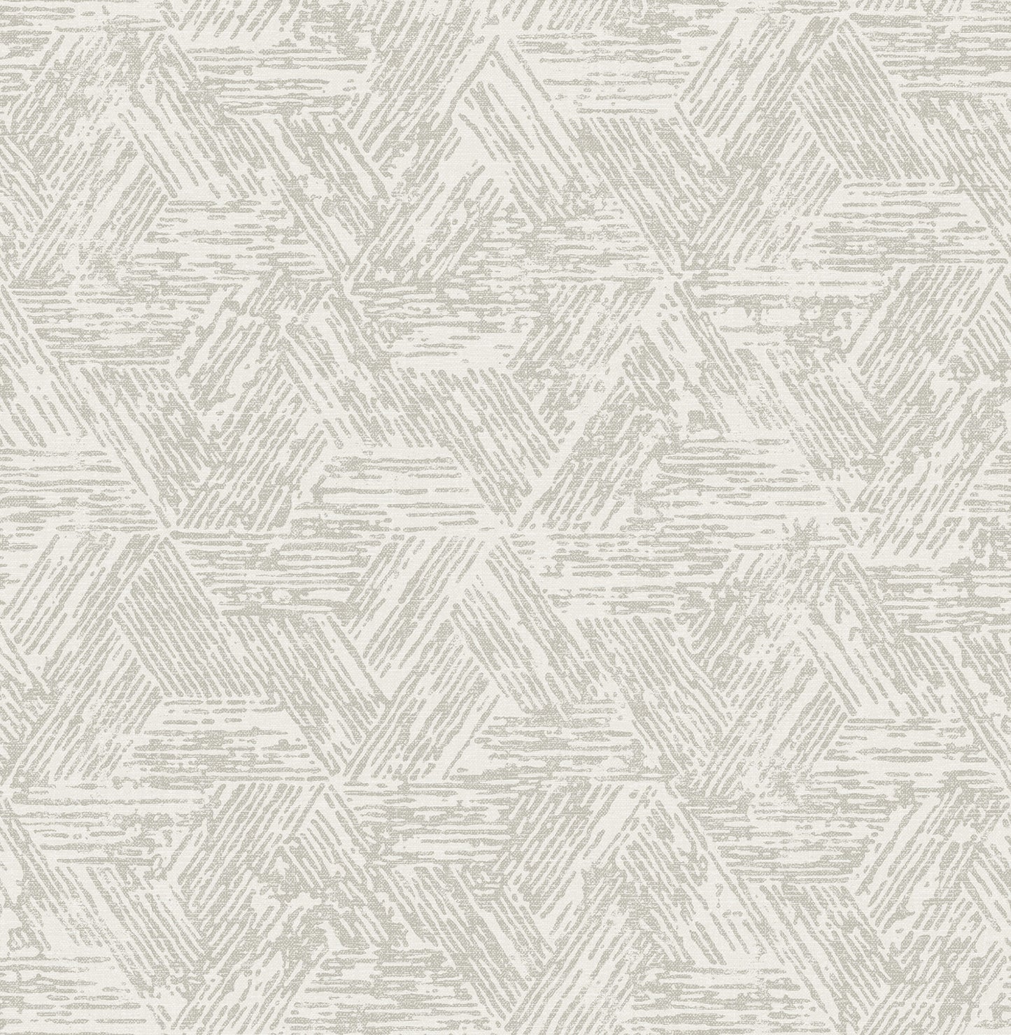 A-Street Prints Retreat Grey Quilted Geometric Wallpaper, 20.5-in by 33-ft